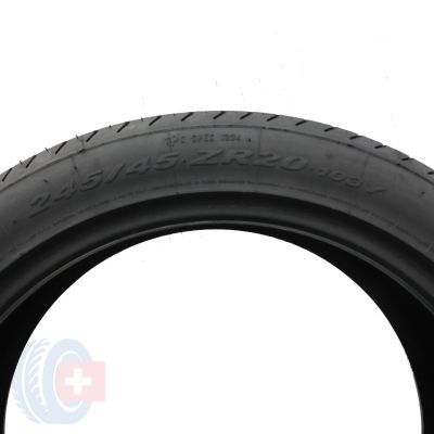 4. 245 45 20 2x PIRELLI 245/45 ZR20 103Y XL PZero Sommerreifen 2017 7-7,2mm