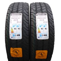  215 75 16C 2x CONTINENTAL 116/114R ContiVanContact 100 Sommerreifen 2019 VOLL WIE NEU