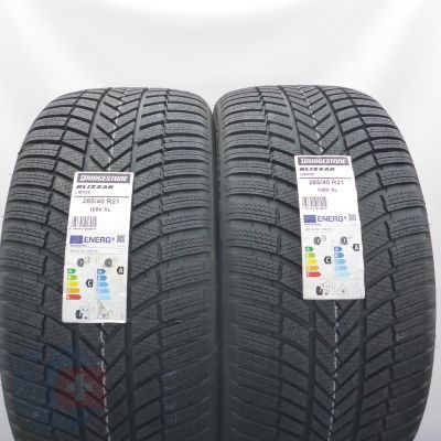 4.  285 40 21 4x BRIDGESTONE 285/40 ZR22 109V XL  Blizzak LM005 Winterreifen 2025 VOLL WIE NEU