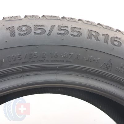 4. 195 55 16 2x CONTINENTAL 195/55 R16 87H WinterContact TS860 Winterreifen 2020 6,7-7,3mm