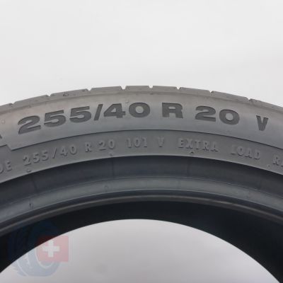 4. 255 40 20 2x CONTINENTAL 255/40 R20 101V XL ContiSportContact 5 SUV Seal Sommerreifen 2020 7mm