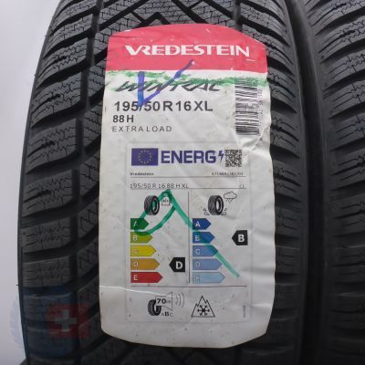 2. 195 50 16 4x VREDESTEIN 195/50 R16 88H XL Wintrac Winterreifen 2022 UNGEBRAUCHT 