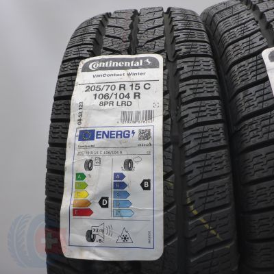 2. 205 70 15C 4x CONTINENTAL 205/70 R15C 106/104R VanContact Winter Winterreifen 2021 VOLL 2. 205 70 15C 4x CONTINENTAL 205/70 R15C 106/104R VanContact Winter Winterreifen 2021 VOLL