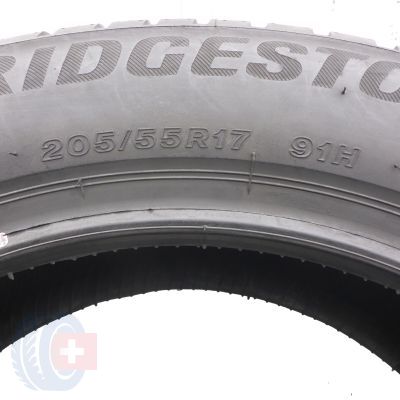 6. 205 55 17 4x BRIDGESTONE 205/55 R17 M0 91H Blizzak Lm001 Winterreifen 2019 WIE NEU VOLL