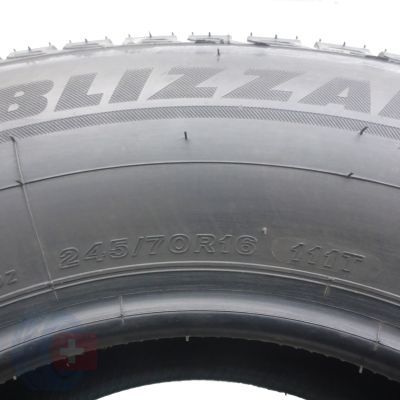 6. 2 x BRIDGESTONE 245/70 R16 111T Blizzak LM-80 Evo Winterreifen 2018 VOLL Wie Neu