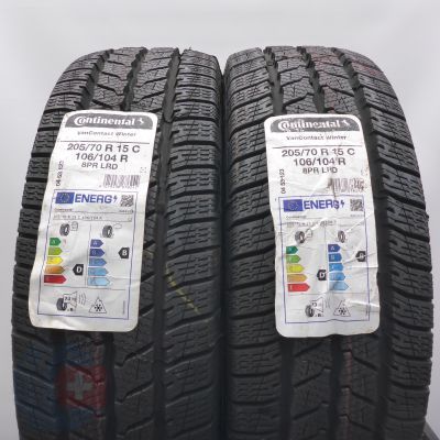 4. 205 70 15C 4x CONTINENTAL 205/70 R15C 106/104R VanContact Winter Winterreifen 2021 VOLL 4. 205 70 15C 4x CONTINENTAL 205/70 R15C 106/104R VanContact Winter Winterreifen 2021 VOLL