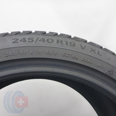 6. 245 40 19 2x CONTINENTAL 245/40 R19 98V XL WinterContact TS 860 S Winterreifen 2023 6,8-6mm