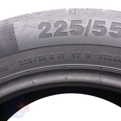 4. 225 55 17 2x CONTINENTAL 225/55 R17 97W ContiPremiumContact 5 Sommerreifen 7,2mm 2022 Wie Neu