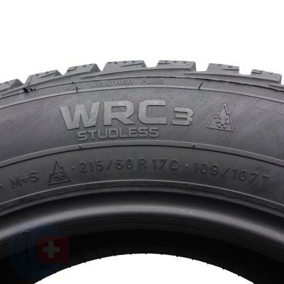 5. 215 60 R17C 2 x NOKIAN 215/60 R17C 109/107T WRC 3 Winterreifen 2019 VOLL WIE NEU 