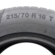 5. 215 70 16 4x CONTINENTAL 215/70 R16 100T WinterContact TS850P Winterreifen 2019 WIE NEU VOLL