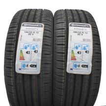 2 x CONTINENTAL 195/55 R15 85V EcoContact 6 Sommerreifen 2018 WIE NEU VOLL