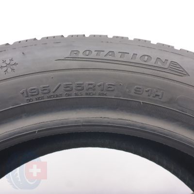 7. 195 55 16 2x DUNLOP 195/55 R16 91H XL Winter Sport 5 Winterreifen 2019 7,5-8mm