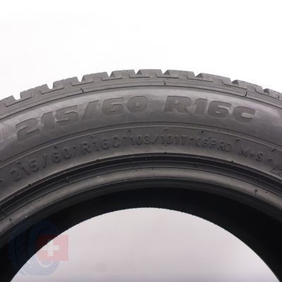 5. 216 60 16C 2x PIRELLI 215/60 R16C 103/101T Carrier Winter Winterreifen 2017 7-7,8mm