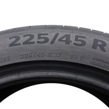 4. 225 45 17 2x CONTINENTAL 225/45 R17 91Y PremiumContact 6 Sommerreifen 6,2mm 2021