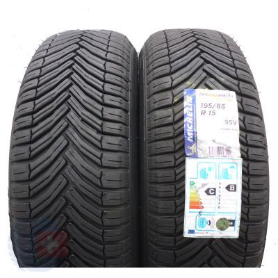 195 65 15 2x MICHELIN 195/65 R15 95V XL CrossClimate+ Ganzjahresreifen 2021 
