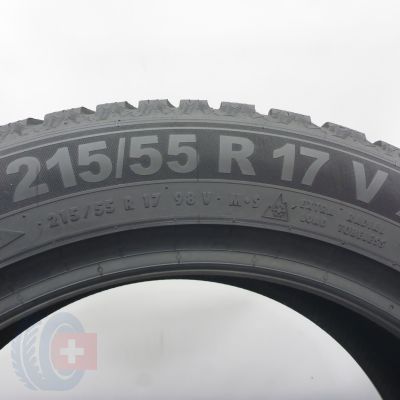 6. 215 55 17 4x SEMPERIT 215/55 R17 98V XL Speed-Grip 5 Winterreifen 2024 6,8-6,2mm