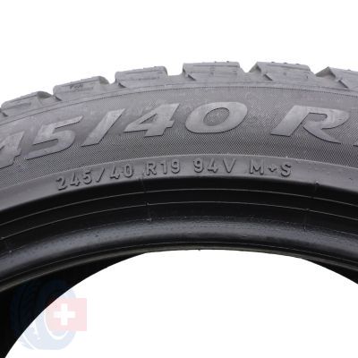 5. 245 40 19 2x PIRELLI 245/40 R19 94V Sottozero 3 Winter J Winterreifen 2014 6,2mm