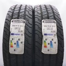 205 75 16C 2x CONTINENTAL 205/75 R16C 113/111R ContiVanContact 100 Sommerreifen 2022 VOLL