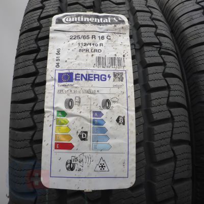3. 225 65 16C 2x CONTINENTAL 225/65 R16C 112/110R VancoFourSeason2 Ganzjahresreifen 2024 WIE NEU VOLL