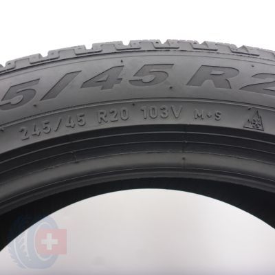 5. 245 45 20 2x PIRELLI 245/45 R20 103V Scorpion Winter Winterreifen 2015, 2016 6,7-6,8mm