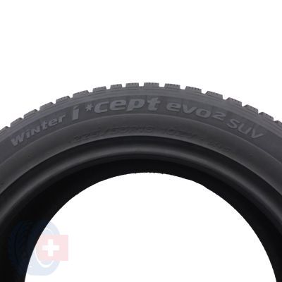 7. 225 55 18 2x HANKOOK 225/55 R18 102V XL Winter I cept evo 2 SUV W320A Winterreifen 7-7,4mm 2018 Wie Neu