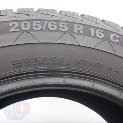6. 205 65 16C 2x CONTINENTAL 205/65 R16C 107/105T VancoWinter 2 Winterreifen 2022 9,8-9mm