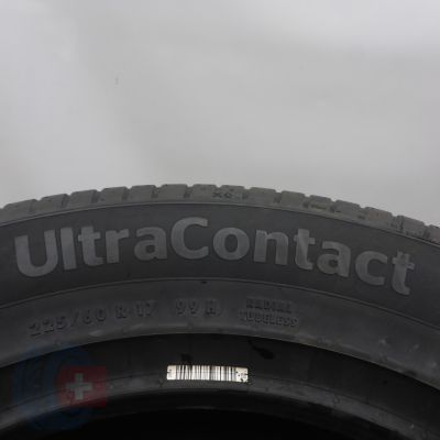 6. 225 60 17 4x CONTINENTAL 225/60 R17 99H UltraContact Sommerreifen 2022 Ungebraucht   