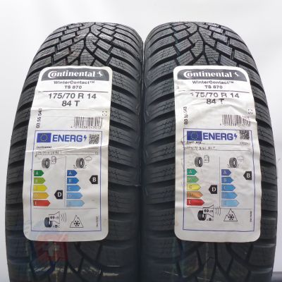 3. 175 70 14 4x CONTINENTAL 175/70 R14 84T WinterContact TS 870 Winterreifen 2022/23 Ungebraucht  
