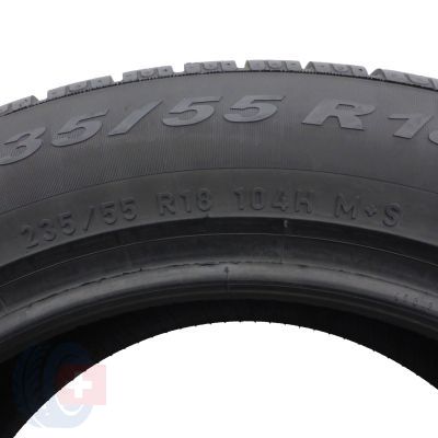 3. 235 55 18 1x PIRELLI 235/55 R18 104H XL Sottozero Winter 210 Serie II AO Winterreifen 8,5mm 2022