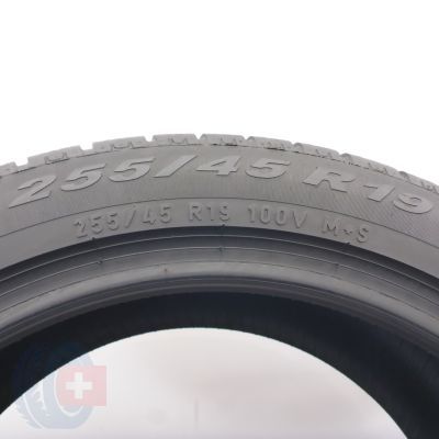 6. 255 45 19 2x PIRELLI 255/45 R19 100V Sottozero Winter 240 Serie II NO Winterreifen 2024 6,5-6,9mm