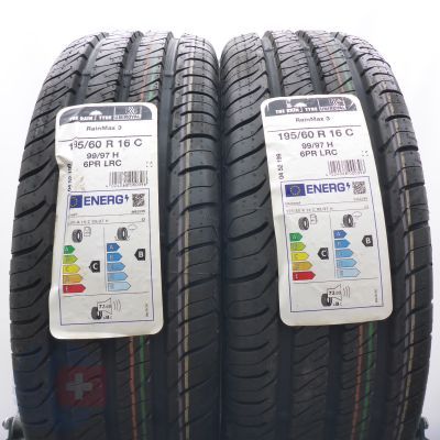 4. 195 60 16C 4x UNIROYAL 195/60 R16C 99/97H Rain-Max 3 Sommerreifen 2022 Ungebraucht  