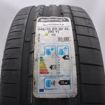 245 30 20 1x CONTINENTAL 245/30 ZR20 90Y XL SportContact 6 Sommerreifen 2021 Ungebraucht  