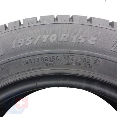 4. 195 70 15C 2x MICHELIN 195/70 R15C 104/102R Agilis Plus Sommerreifen 2018 WIE NEU 9,2-9,8mm