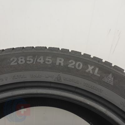 5. 285 45 20 2x CONTINENTAL 285/45 R20 112V XL ContiWinterContact Ts830P Winterreifen 2023 6mm