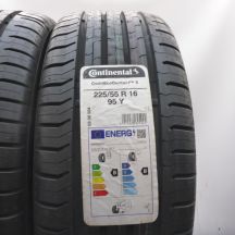 2. 225/55 R16 2x CONTINENTAL 225/55 R16 95Y ContiEcoContact 5 Sommerreifen 2022 Ungebraucht  