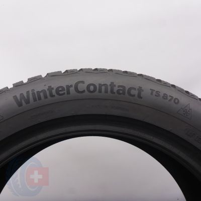 5. 225 50 17 2x CONTINENTAL 225/50 R17 98V XL WinterContact TS 870 Winterreifen  2023 7,2-7,5mm