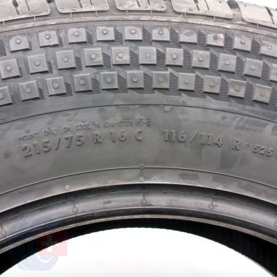 7. 215 75 16C 4x CONTINENTAL 215/75 R16C 113/111R VanContact Ultra Sommerreifen 2023 VOLL WIE NEU