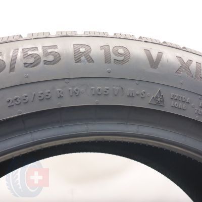 6. 235 55 19 4x CONTINENTAL 235/55 R19 105V WintrerContact TS 870 P  Winterreifen 2024 8,2-7mm WIE NEU 