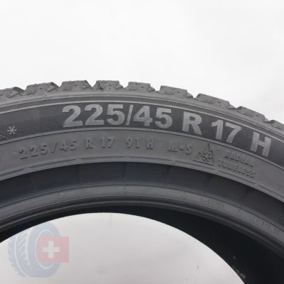 8. 225 45 17 4x SEMPERIT 225/45 R17 91H Speed-Grip 5 Winterreifen 2025 8,2mm WIE NEU 