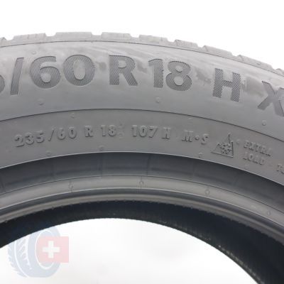 6. 235 60 18 1xCONTINENTAL 235/60 R18 107H XL WinterContact TS 870 P Winterreifen 2024 7,2mm
