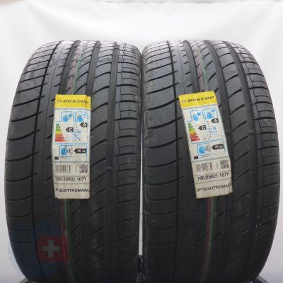295 36 21 2x DUNLOP 295/36 R21 107Y XL SP Quattro Maxx Sommerreifen 2016 Ungebraucht   