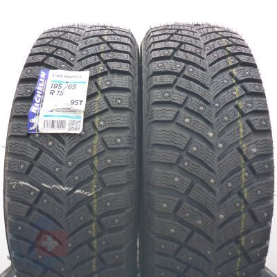 195 65 15 2x MICHELIN 195/65 R15 95T XL X-ICE North 4 KOLCE Winterreifen  2022