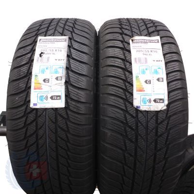 4. 205 55 16 4x BRIDGESTONE 205/55 R16 94V XL Driveguard 2016 RunFlat Winterreifen UNGEBRAUCHT