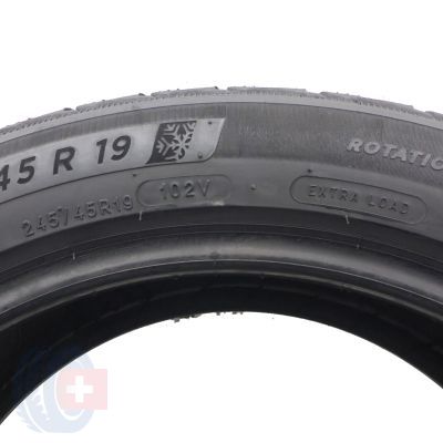 5. 245 45 19 2x MICHELIN 245/45 R19 102V XL Pilot Alpin 5 Winterreifen 2024 7mm