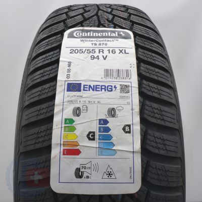 205 55 16 1x CONTINENTAL 205/55 R16 94V XL  WinterContact TS 870 Winterreifen 2022 Ungebraucht   