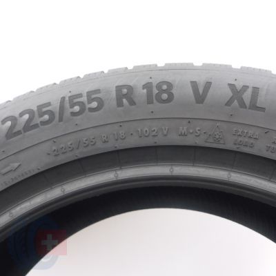 3. 225 55 18 1x CONTINENTAL 225/55 R18 102V XL WinterContact TS870P Winterreifen 2023 8,5mm