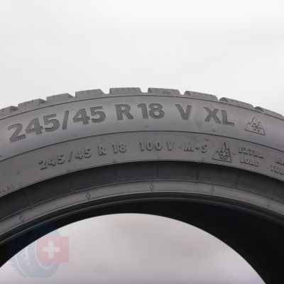 5.  245 45 18 1x CONTINENTAL 245/45 R18 100V XL WinterContact TS 870 P Winterreifen 2021 8,5mm