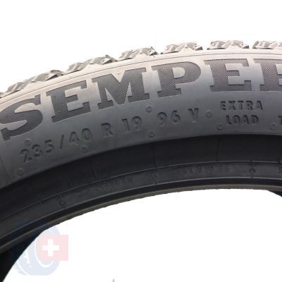5. 235 40 19 2x SEMPERIT 235/40 R19 96V XL Speed-Grip5 Winterreifen 2024 WIE NEU 7,4-7,5mm