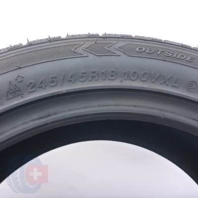 7. 245 45 18 4x MINERVA 245/45 R8 100V XL Ice Plus S210 Winterreifen 2019 VOLL WIE NEU 