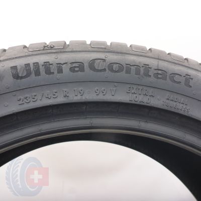 5. 235 45 19 2x CONTINENTAL 235/45 R19 99V XL UltraContact Sommerreifen 2022 6,7-6,8mm